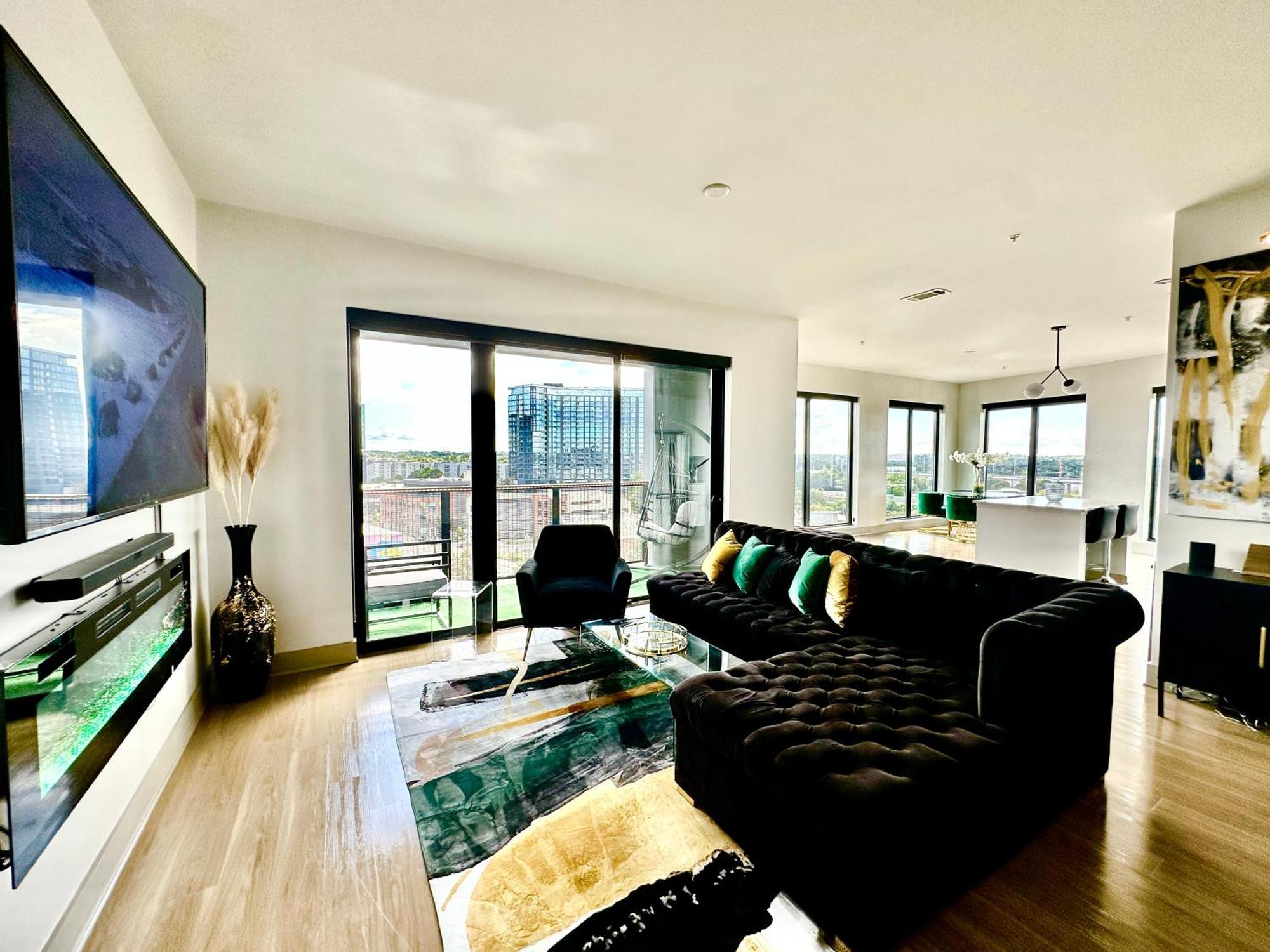Modern Luxury At The Interlock Apartment Atlanta Exterior foto